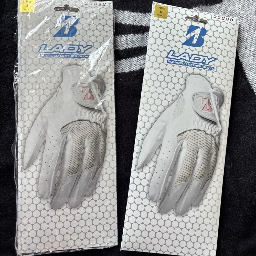 Bridgestone Golf Lady Glove 2 Pack RH Small White Golf Gloves